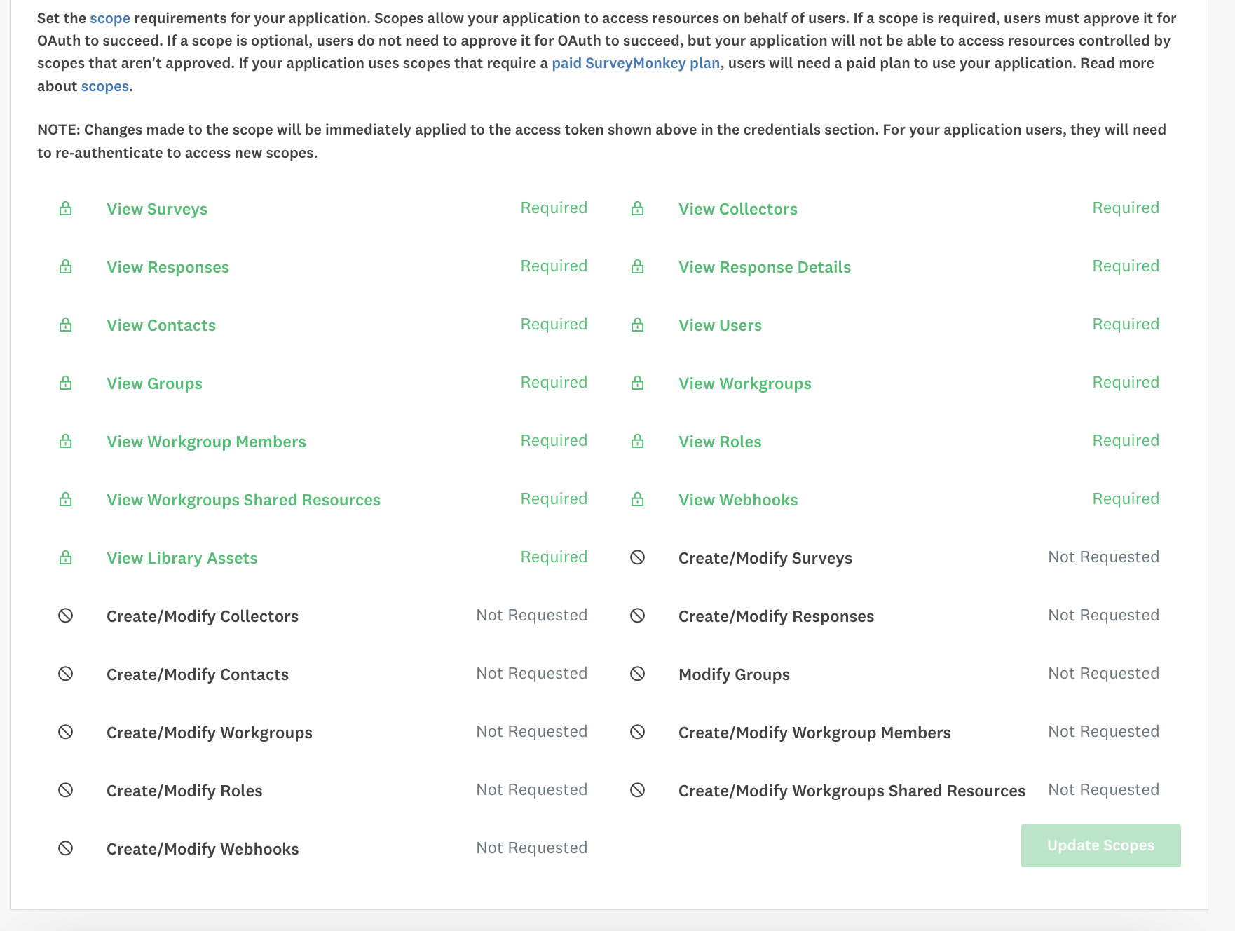 Survey Monkey Actions